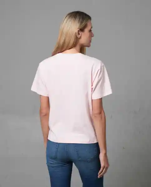 Camiseta Mujer Rosa M 202G105_ROS141907 Rifle