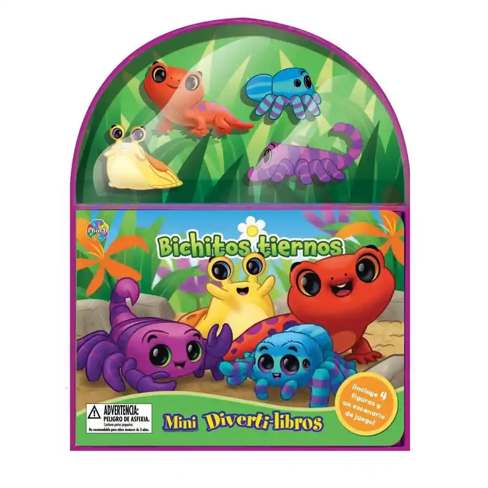 Tiernas Criaturas (bichos) Mini Divertilibros Phidal Publishing