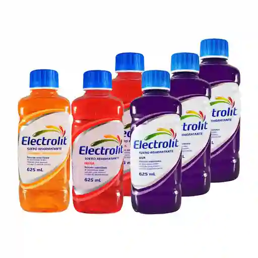 Combo Electrolit Suero Rehidratante Sabor Fresa + Electrolit