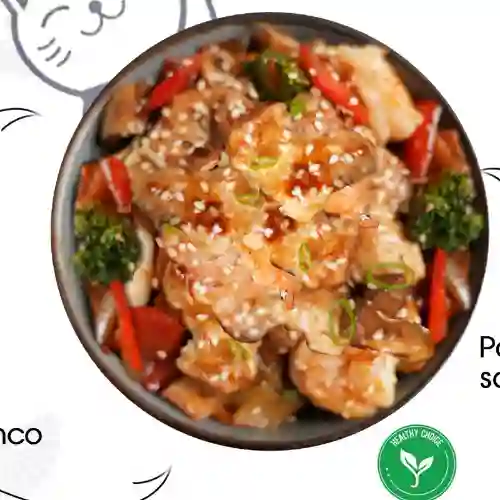 Chop Suey de Cerdo y Pollo