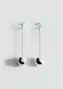 Pendientes Lilo Plata Talla 99 Mujer Mango