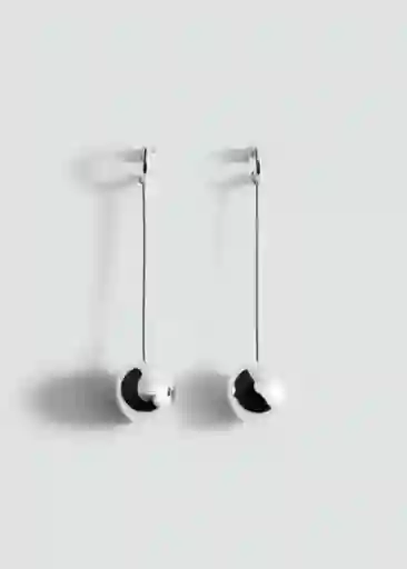 Pendientes Lilo Plata Talla 99 Mujer Mango