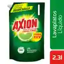 Lavaplatos Liquido Axion Limón 2.3 L