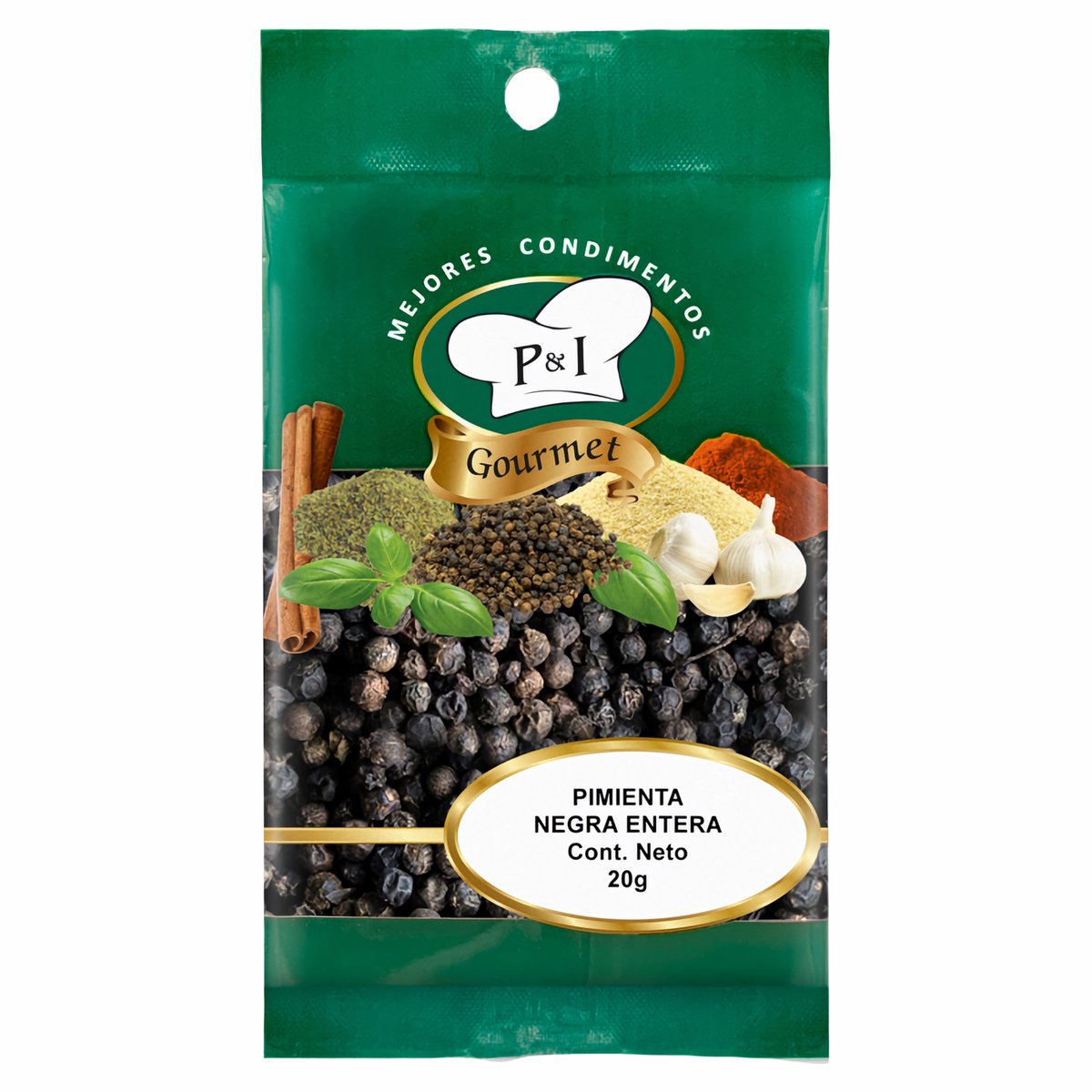 P Y I Pimienta Negra Entera 20 g