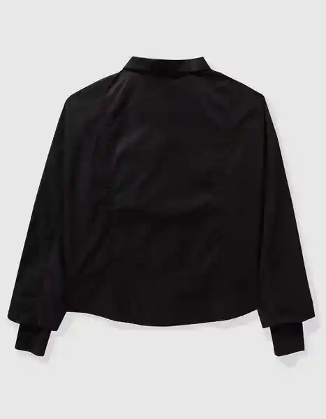 Top Aerie Negro Talla: LARGE 1835073 American Eagle