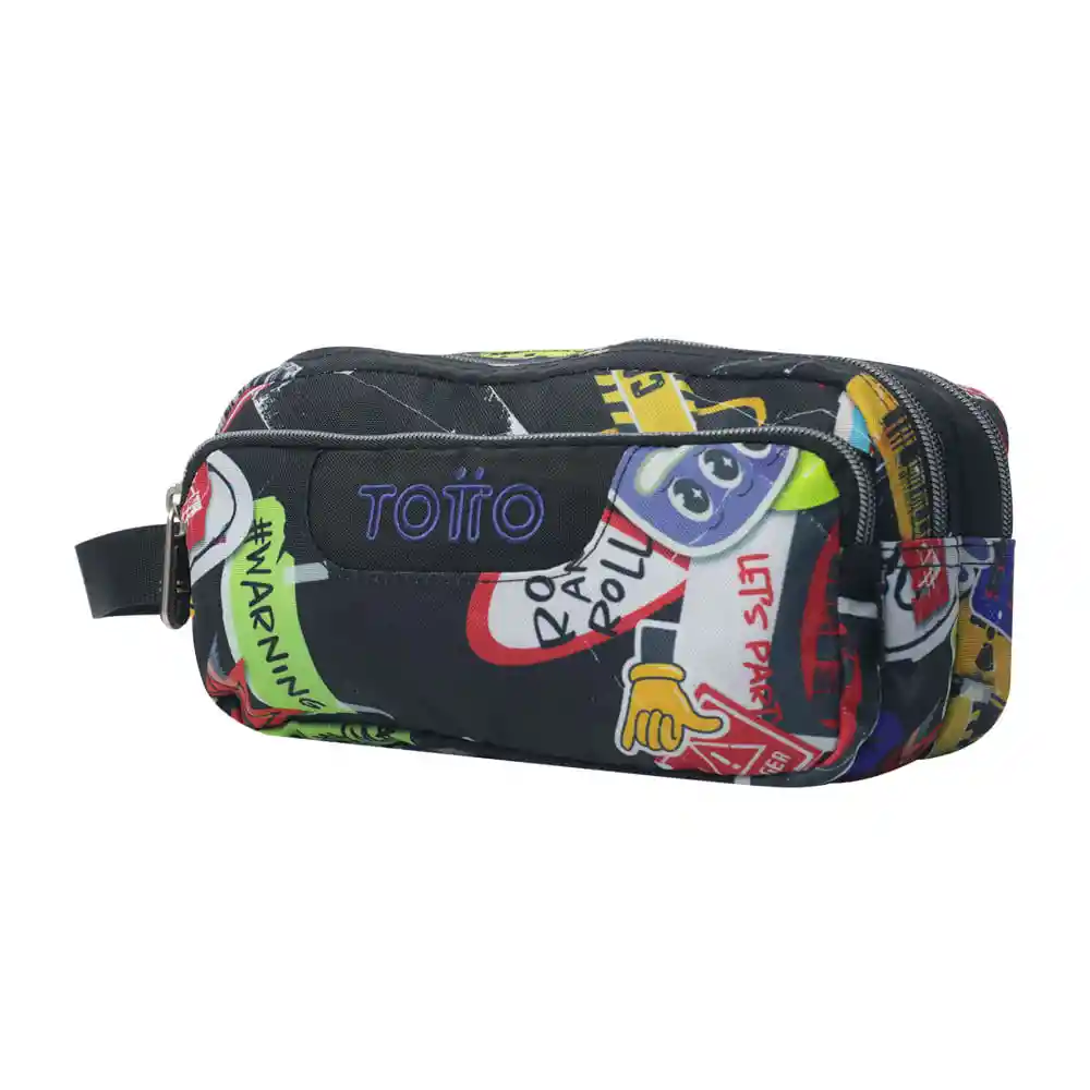 Cartuchera Totto Agapec Negro