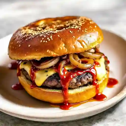 Pretzel Burger