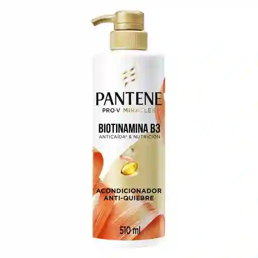 Pantene Acondicionador Anticaída Biotinamina + B3 510 mL