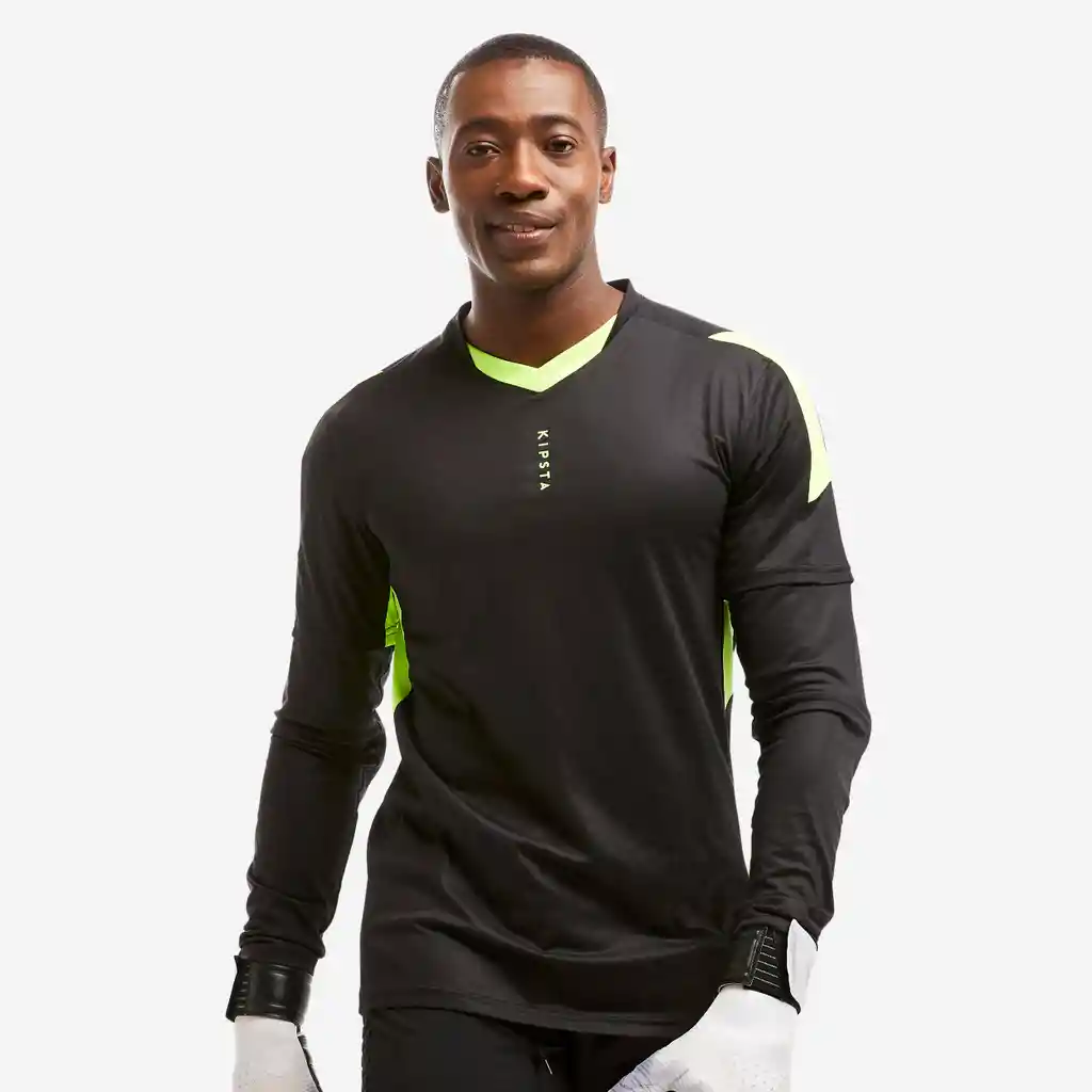 Camiseta De Arquero De Fútbol Para Adultos Talla L Negro