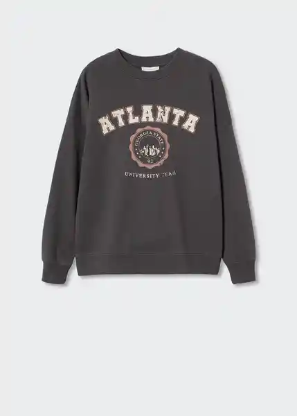 Buzo Sudadera Atlanta Gris Talla 22 Teen Niñas Mango