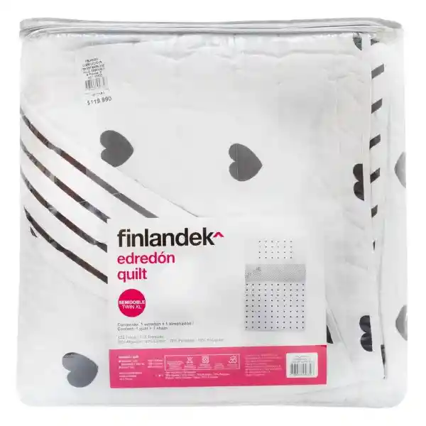 Finlandek Set Cubrelecho 132h Est Naipe 45632