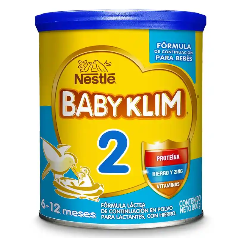 Fórmula infantil BABY KLIM 2 x 800g