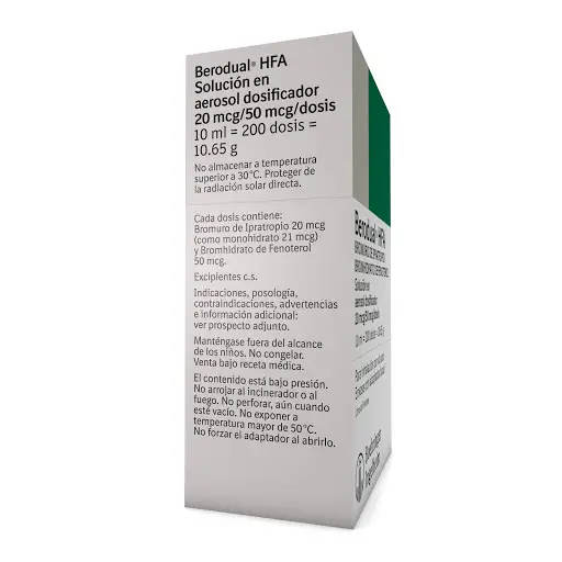Berodual HFA Solución en Aerosol (20 mcg / 50 mcg)