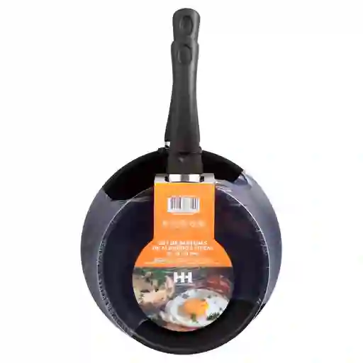Juego Sartén H&h Antiadherente 18+unds Hjom-2rns