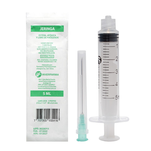 Jeringa Inverfarma 3p 5 Ml