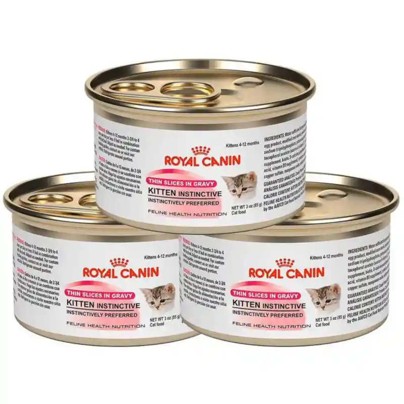 Royal Canin Alimento para Gato Tripack Kitten Loaf  in Sauce