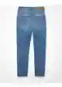 Jean Mom Azul Talla 2 Long Mujer American Eagle