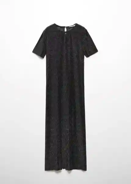 Vestido Xcarlis Negro Talla L Mujer Mango