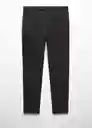 Pantalón Vigil Negro Talla 48 Hombre Mango