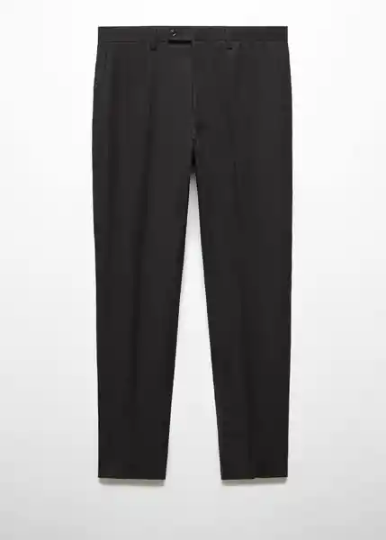 Pantalón Vigil Negro Talla 48 Hombre Mango