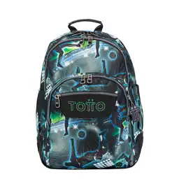 Morral Rayol Color Negro / Azul 4CT Totto