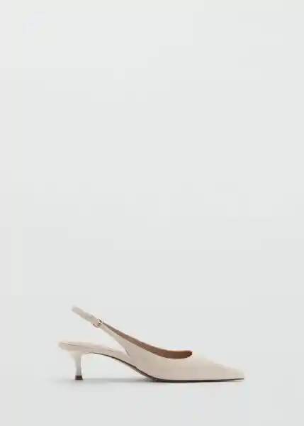 Zapatos s Moon Crudo Talla 40 Mujer Mango