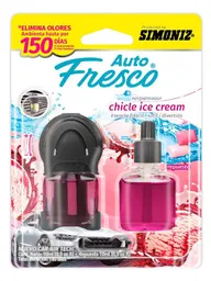 Ambientador Air Tech Chicle Ice Cr + Rep Simoniz 208902