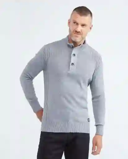 Sueter Comfy Gris Londres Medio Talla Xl Hombre Chevignon