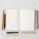 Cuaderno A5 Woven Cover de Tapa Dura 80 Hojas Peach Pink Miniso