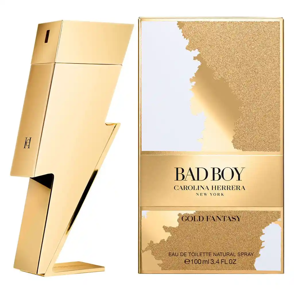 Carolina Herrera Perfume Bad Boy Gold Fantasy Edt For Men