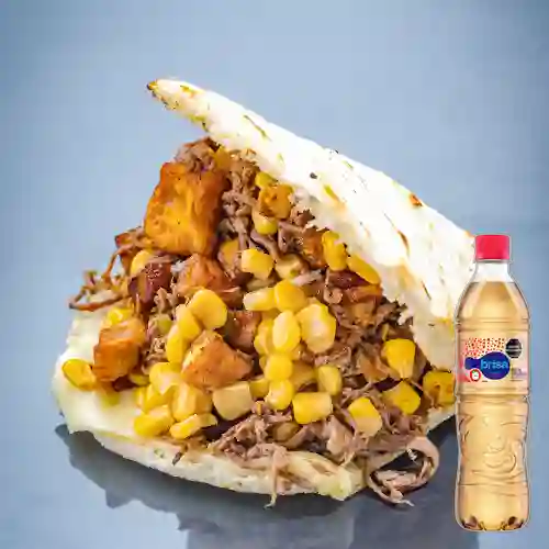 Combo Arepa Mi Arepa + Brisa Saborizada Manzana 600ML