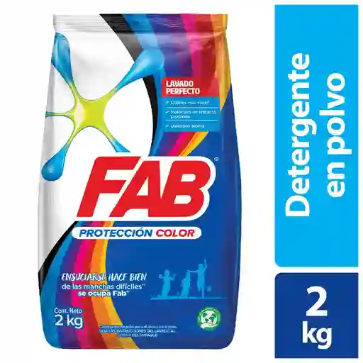 FAB Detergente en Polvo Protección Color
