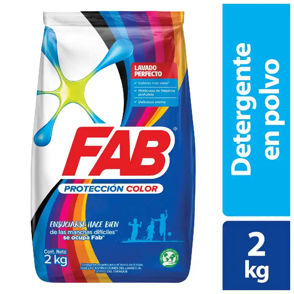 FAB Detergente en Polvo Protección Color
