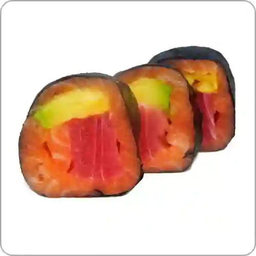 Salmon Tuna Sin Arroz Roll X 10 Uns