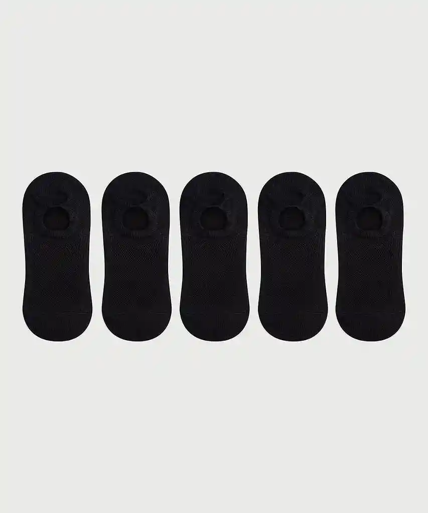 Medias Deportivas Invisibles Masculino Muxi X5 Punto Blanco Talla 10-12