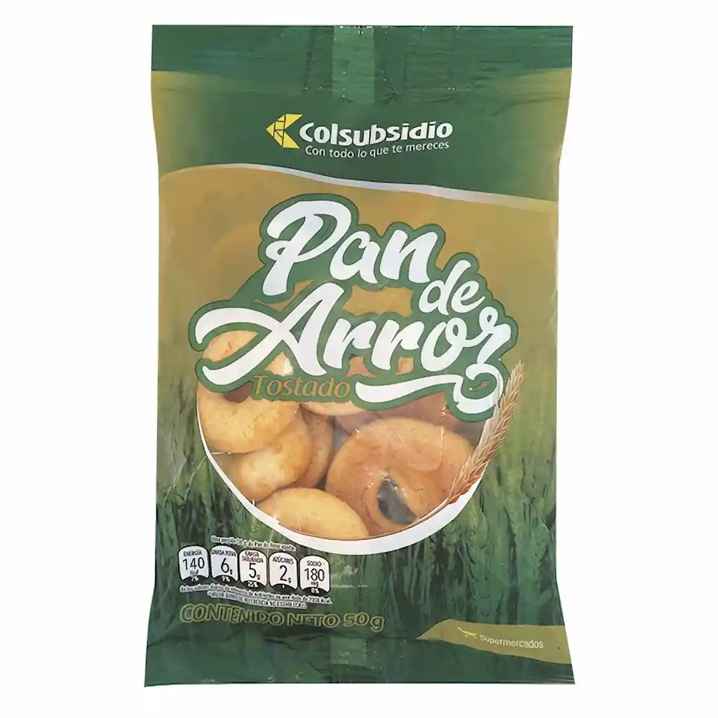 Pan Colsubsidio De Arroz Minis