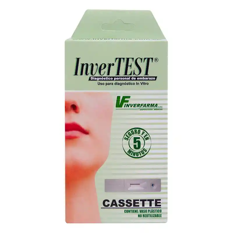 Invertest Prueba de Embarazo en Cassette