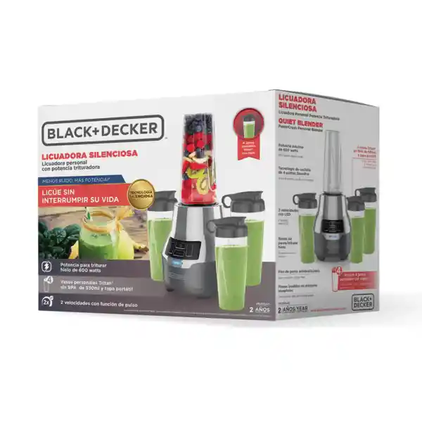 Black+Decker Licuadora 2 Velocidades de Infusión Con Vasos