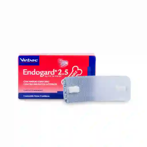 Endogard Desparasitante 2.5 Para Perros Pequeños