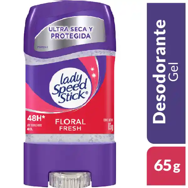 Desodorante Mujer Lady Speed Stick Gel Double Floral 65 g