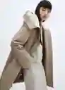 Abrigo Parka Persa Gris Claro Vigoré Talla XS Mujer Mango