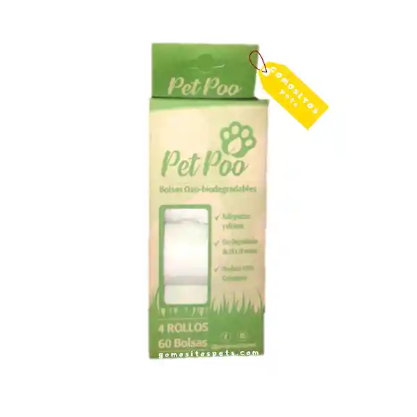 Pet Poo Bolsa Oxo Biodegradable