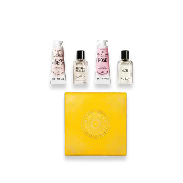 Kit Descubre Fleurs de Cerisier y Rose LOccitane