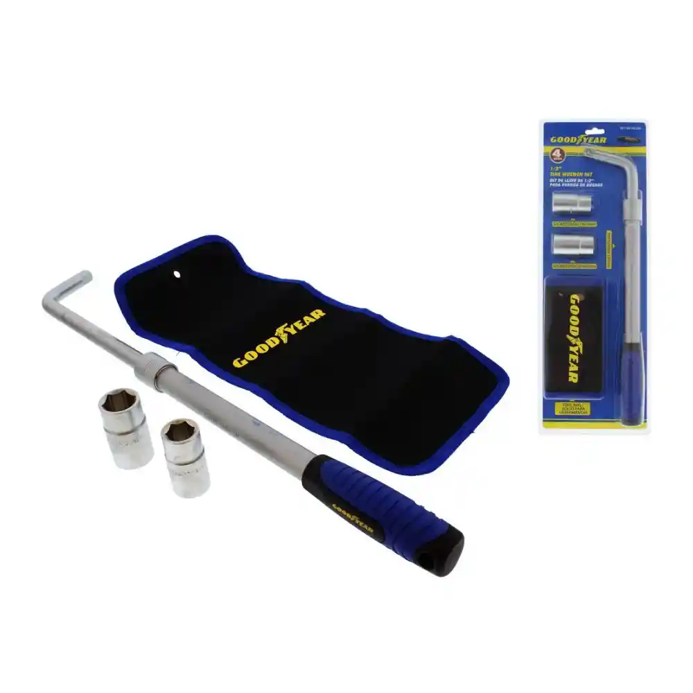 Set de Llave Inglesa X4 Piezas Goodyear 9190143390