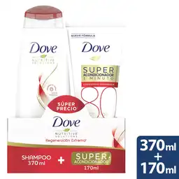 Dove Shampoo + Acondicionador Regeneración Extrema