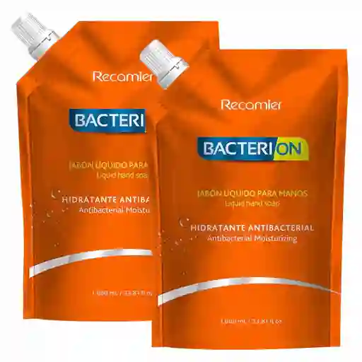 Bacterion Jabon Liquidoantibacterial 2 Unds X1000 Ml Precio Especial