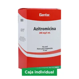 Genfar Azitromicina (200 mg/5 mL)