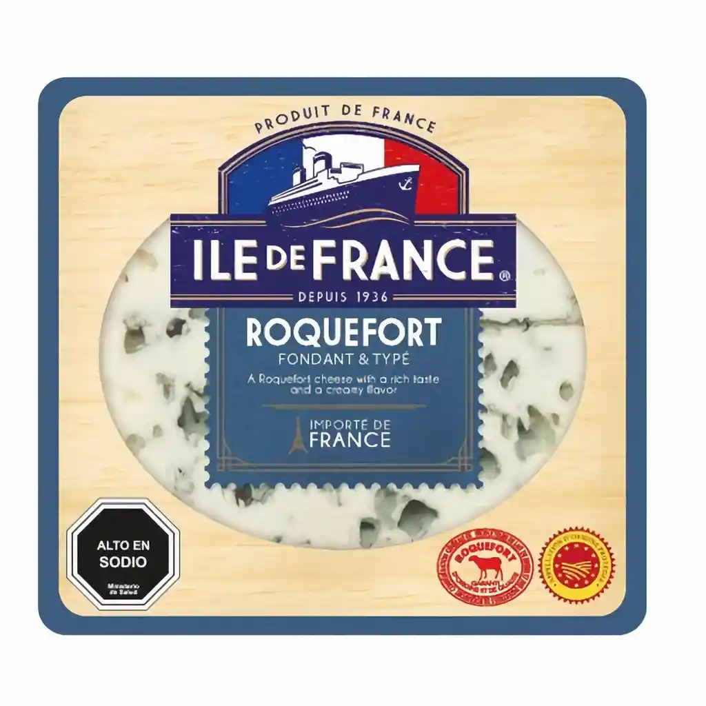  Ile De France Queso Roquefort Fondant Y Type 