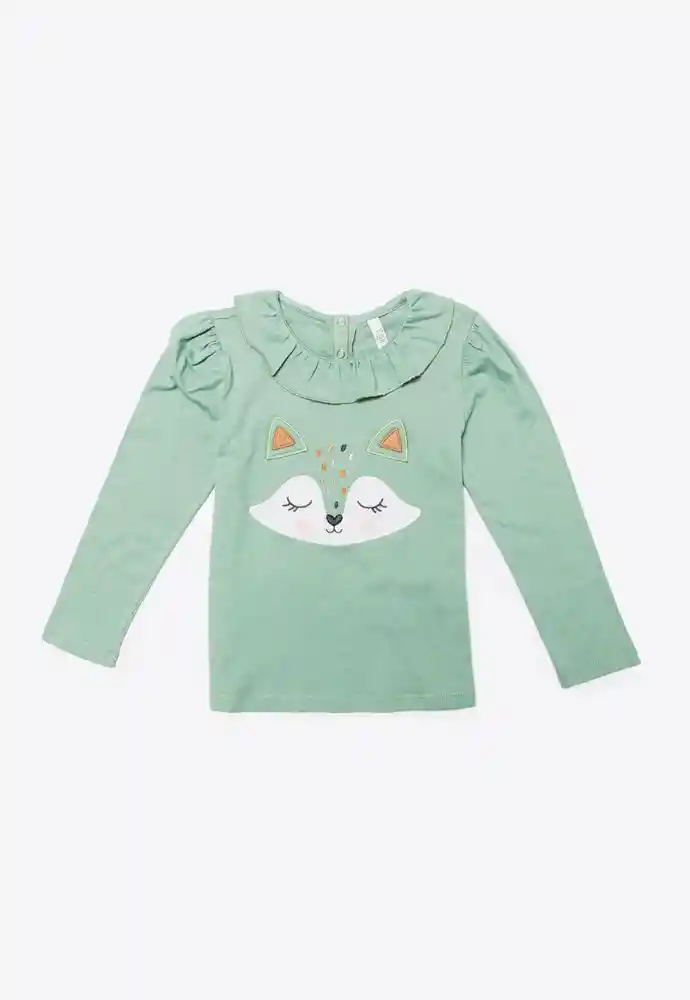 Camiseta Manga Larga 4t-verdeclar