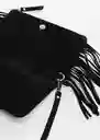 Bolso P Flecos Negro Talla 99 Teen Niñas Mango
